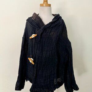 Ulla Johnson Linen Blend Toggle Jacket